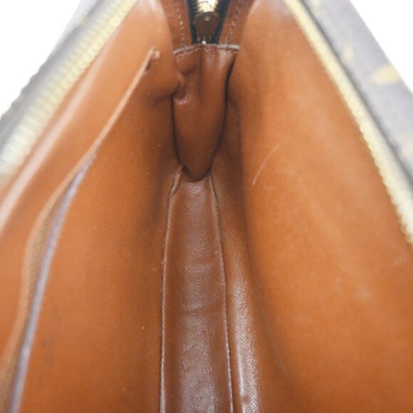 LOUIS VUITTON Marly Dragonne GM Clutch Hand Bag Monogram Brown - Picture 10 of 15